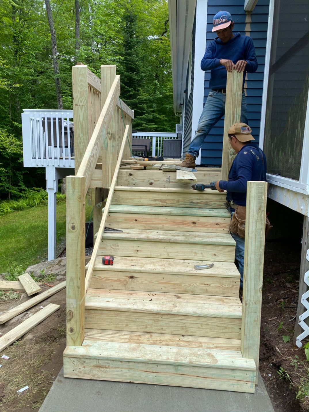Roof deck preparation before shingle installation