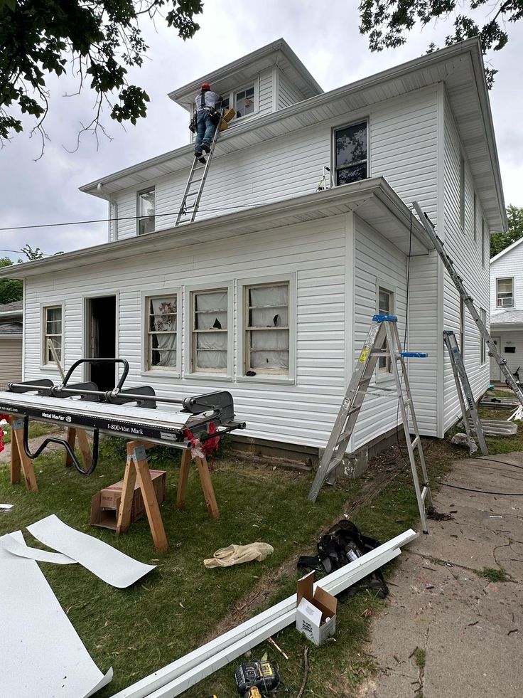 Gutter and downspout system in New Hampshire