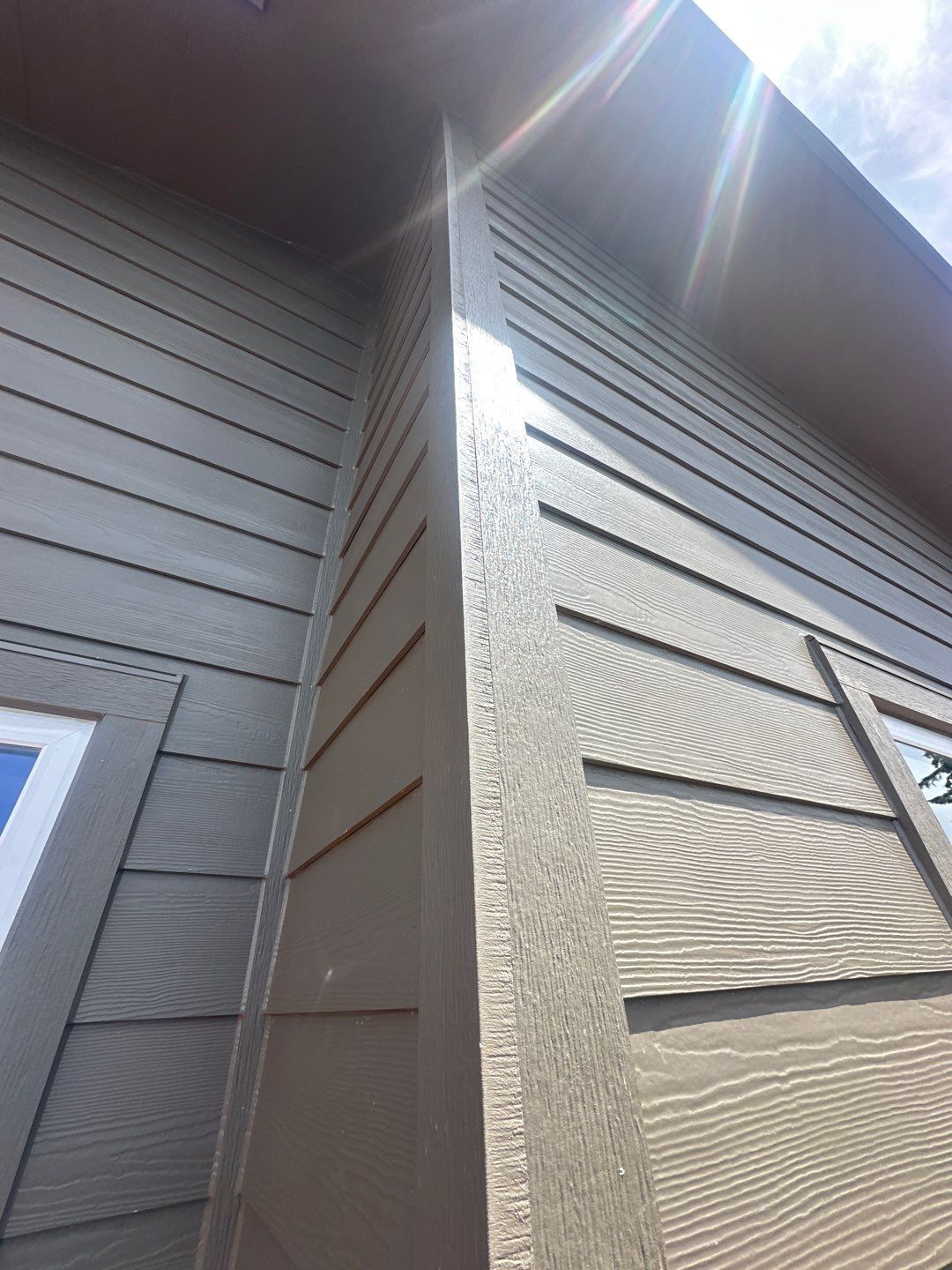 Finished siding project in New Hampshire